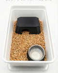 Small Den Set 9x4.8x3.3h and Bowl Holder 4 cm for Box 18x12x7.5h (for Braplast 1.3L model) - Lucy 3D Lab