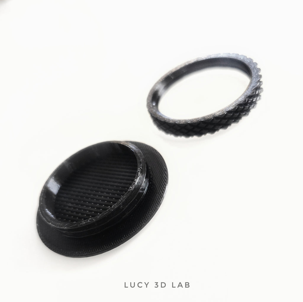 50 mm Screw-in Air Vent with External Cover for custom boxes and terrariums - Lucy 3D Lab