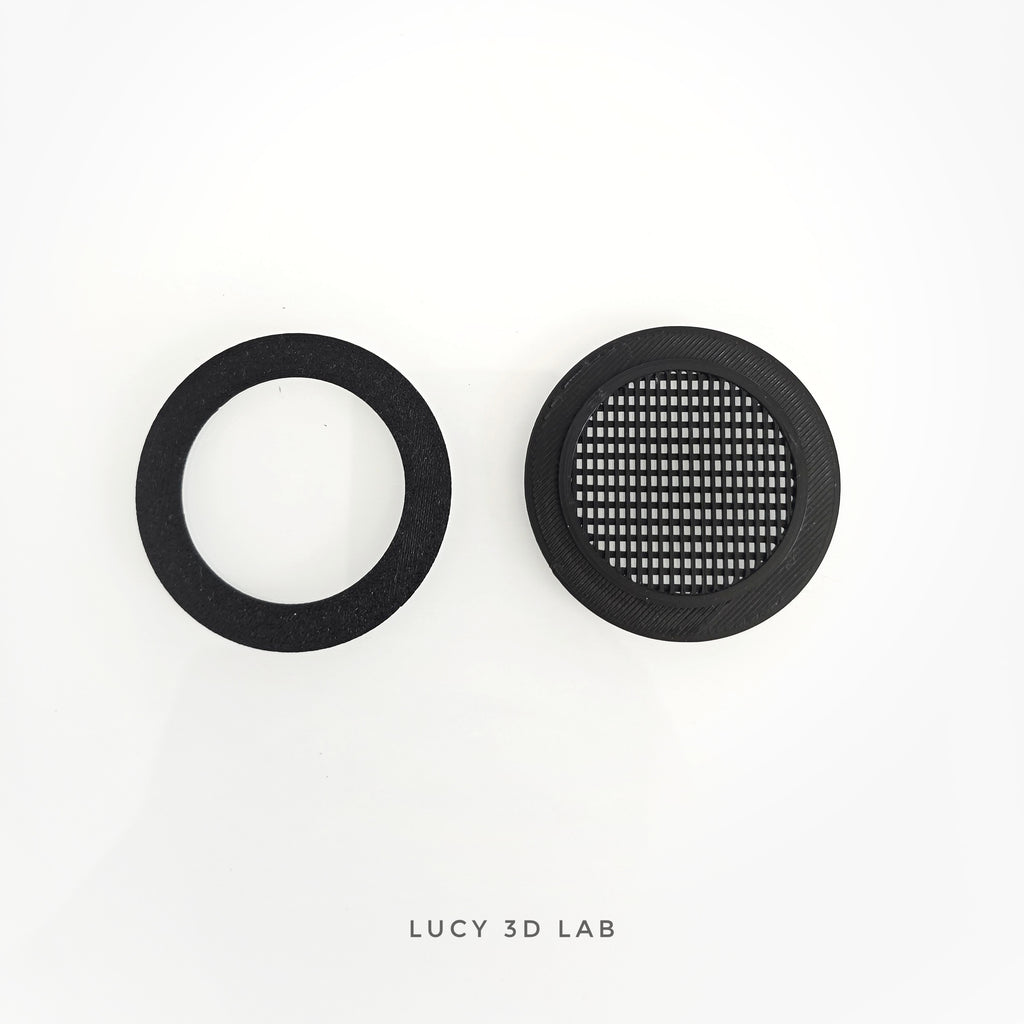 Presa d’Aria Fine Texture con Cover Esterna per Foro da Circa 50 mm – Lucy 3D Lab