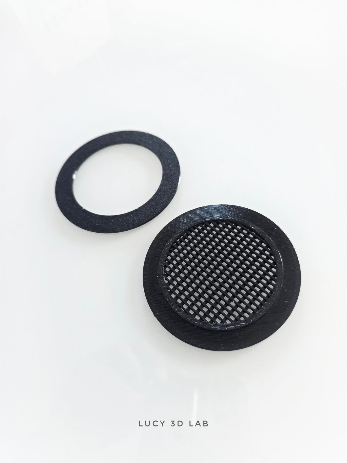 Air Intake with External Cover for 63 mm Hole to be Glued - Lucy 3D Lab