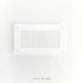 Rectangular Air Vent 10x6 cm, 2x2 mm mesh with Screw Holes - Lucy 3D Lab
