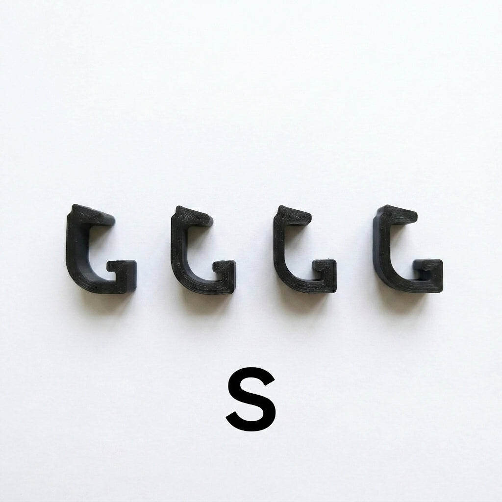 Set of 4 Model S Clips for Boxes (for Samla 5L, 11L, 22L models) - Lucy 3D Lab