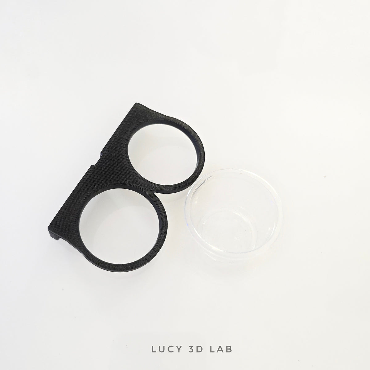 Mini Double Support for Arboreal Reptiles with 2 Deep Cups 4.5 × 3.5h cm – Lucy 3D Lab