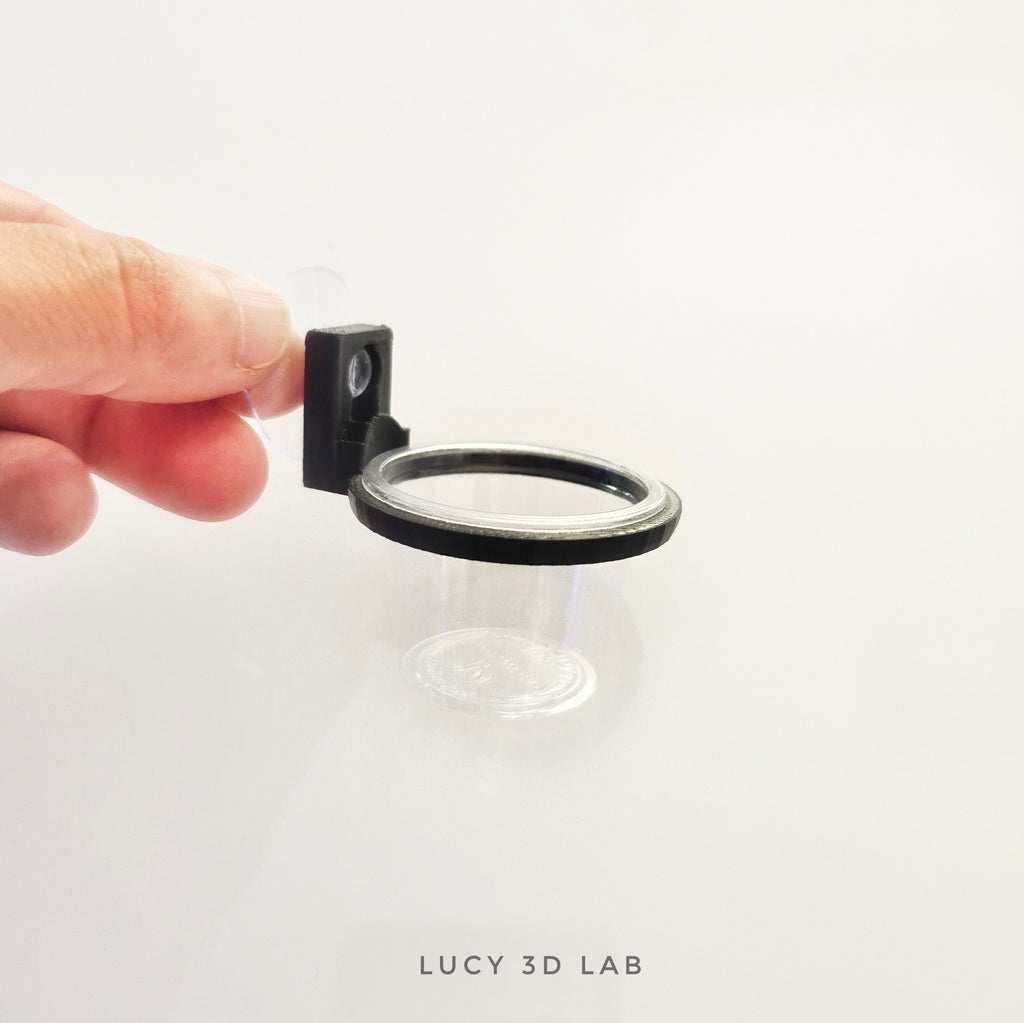 Mini Single Support for Arboreal Reptiles with Suction Cup and Deep Cup 4.5 × 3.5h cm – Lucy 3D Lab