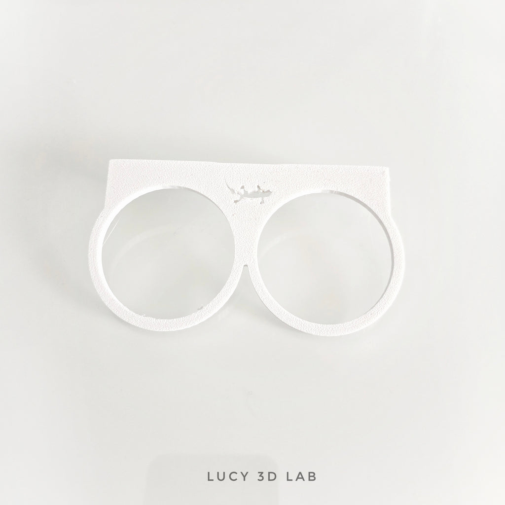 Double Holder for 2 Small Cups 5.5x5.2 cm for Fruttamix and Water - Lucy 3D Lab
