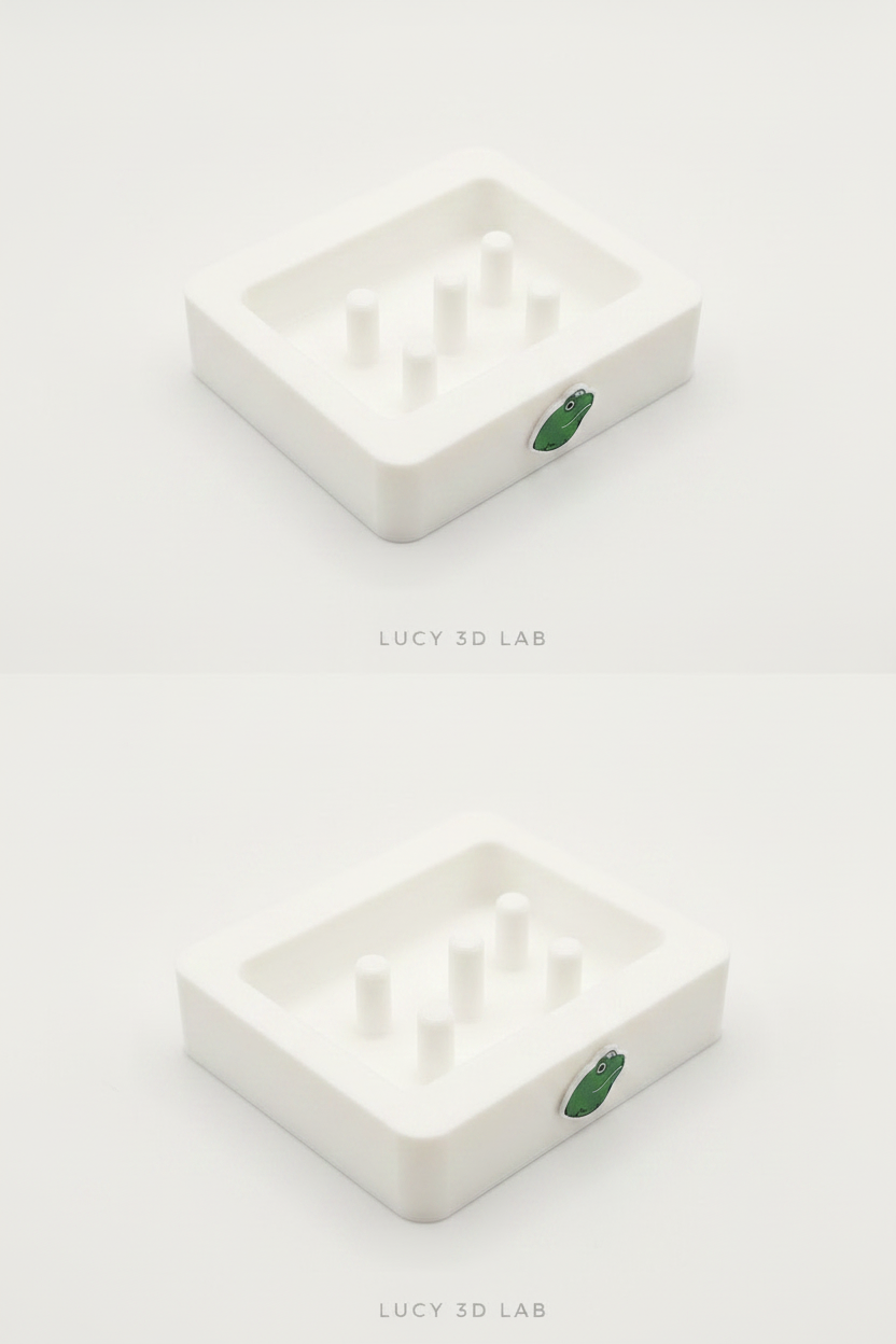 Frog Feeder Station 6 × 7 cm for Feeding Frogs and Other Insectivorous Reptiles – Lucy 3D Lab