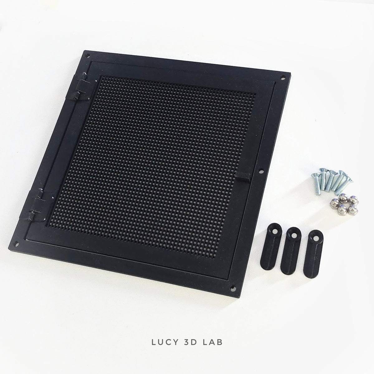 Porta con Rete in Plastica 25 × 25h per Box e Terrari Custom - Lucy 3D Lab