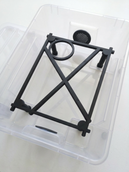 Baby Snake Kit with X Layout Support and Bowl for 39x28x14h Tub (11L Samla base) - Lucy 3D Lab