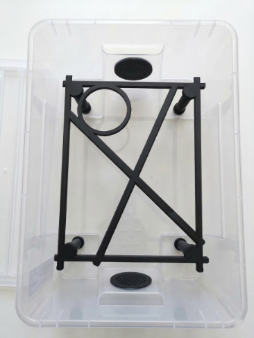 Baby Snake Kit with X Layout Support and Bowl for 39x28x14h Tub (11L Samla base) - Lucy 3D Lab