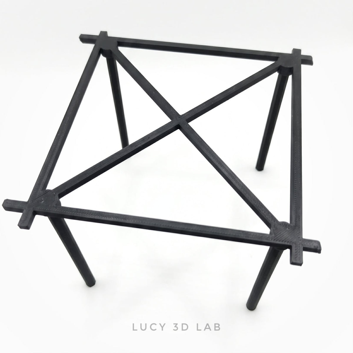 Layout X Support with Feet for 18.5 × 18.5 × 19h cm Box (for Braplast 5.8 L model) – Lucy 3D Lab