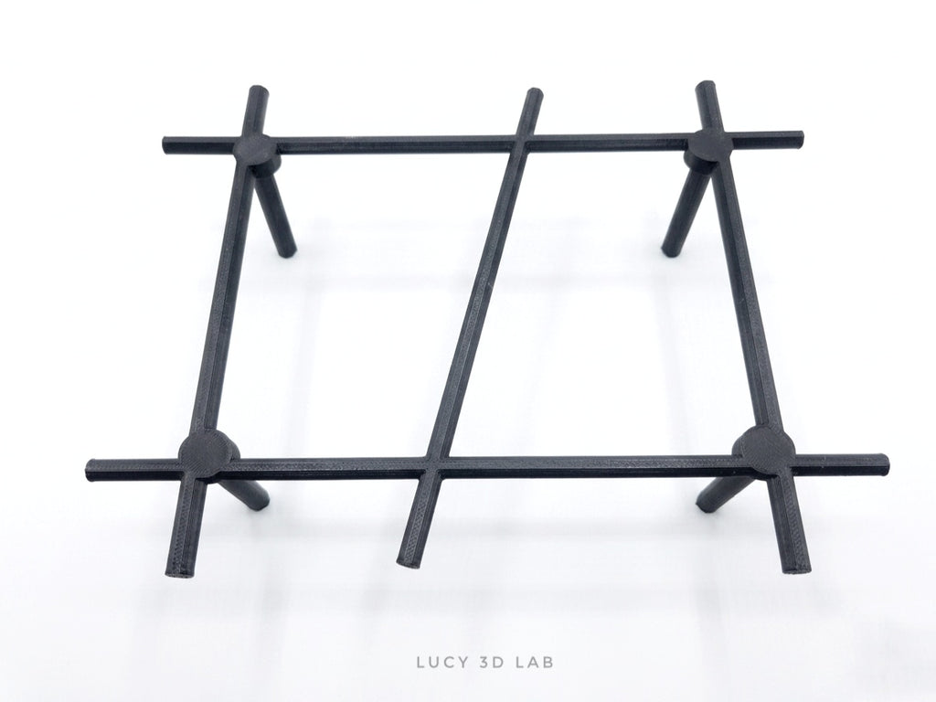 Supporto Rettangolare Layout 1 22 × 28 × 7h cm o 22 × 28 × 14h cm – Lucy 3D Lab