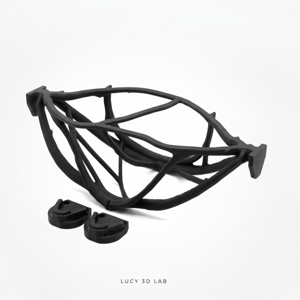 Hanging Vine Support Layout 30.4 x 10 x 14.4h cm for Arboreal Snakes (for Samla 22L model) - Lucy 3D Lab