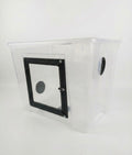 Modified Box 39 × 28 × 28h cm with Front Glass Door (Samla 22 L base) – Lucy 3D Lab