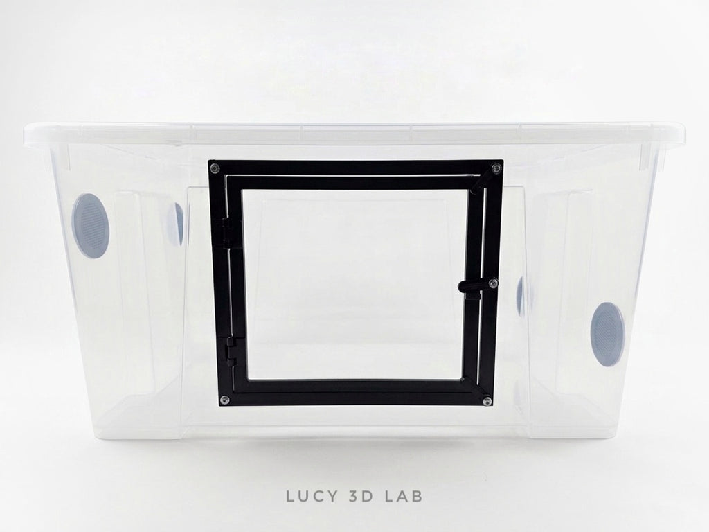 Modified Box 56 × 39 × 28h cm with Front Glass Door – Lucy 3D Lab