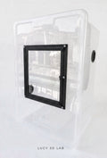 Modified Vertical Box 39×28×56h cm with Front Glass Door (Samla 45 L base) – Lucy 3D Lab