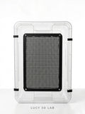 Modified Box 39 × 28 × 28h cm with Plastic Mesh Lid and Clips (Samla 22 L base) – Lucy 3D Lab