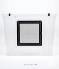 Modified Box 56 × 39 × 42h cm with Front Plastic Mesh Door and Side Air Vents (65 L Samla base) – Lucy 3D Lab