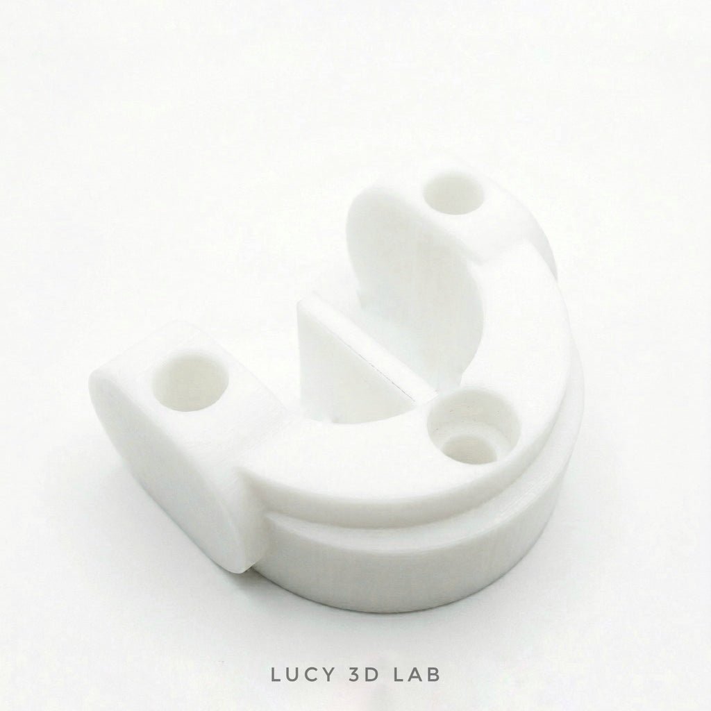 U-Support with Holes and Anti-Rotation System for Ø 20 mm PVC Pipe for Arboreal Reptiles – Lucy 3D Lab