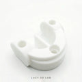 U-Support with Holes and Anti-Rotation System for Ø 20 mm PVC Pipe for Arboreal Reptiles – Lucy 3D Lab