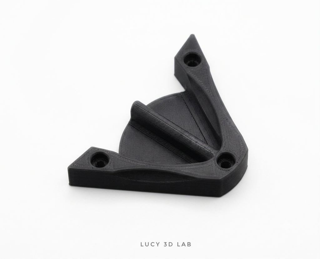 Maxi V-Support with Holes and Anti-Rotation System for 25–35 mm PVC Pipes for Arboreal Reptiles – Lucy 3D Lab