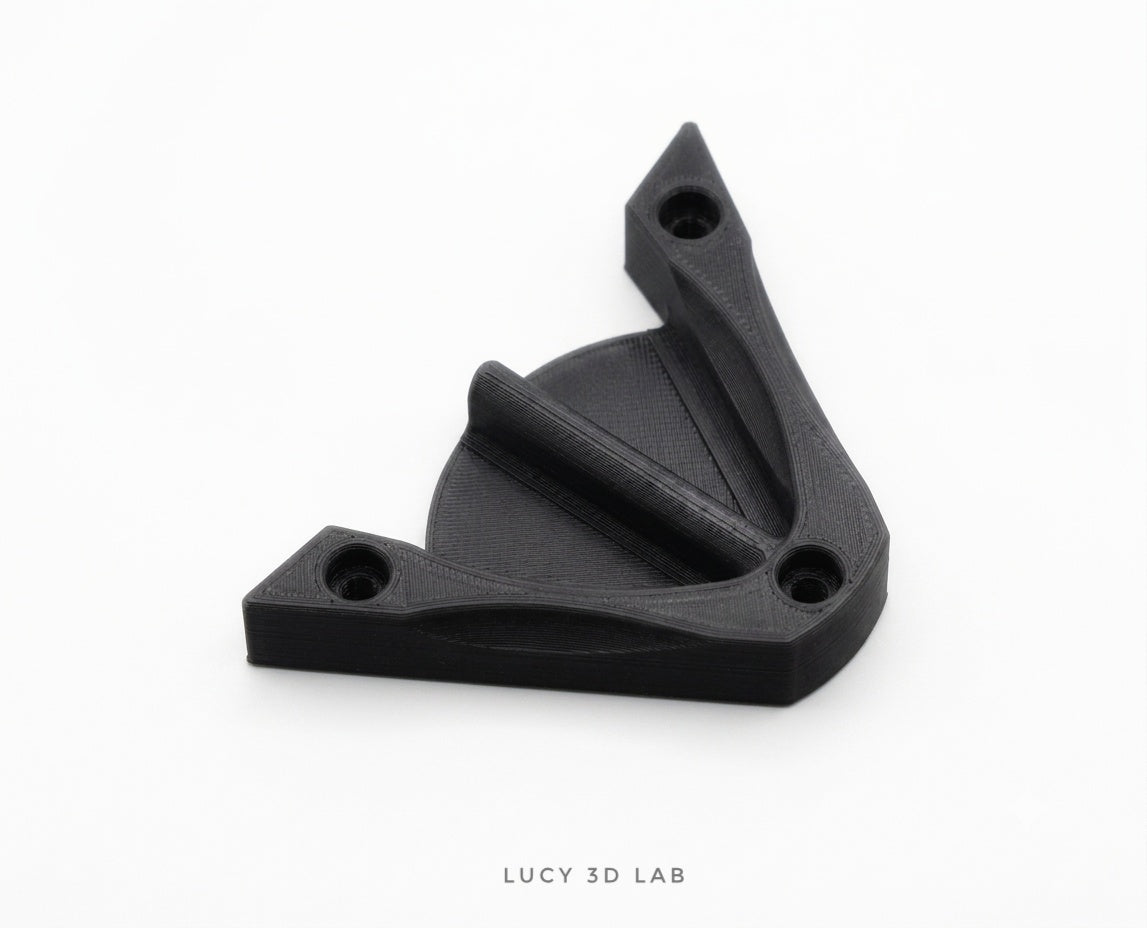 Maxi V-Support with Holes and Anti-Rotation System for 25–35 mm PVC Pipes for Arboreal Reptiles – Lucy 3D Lab