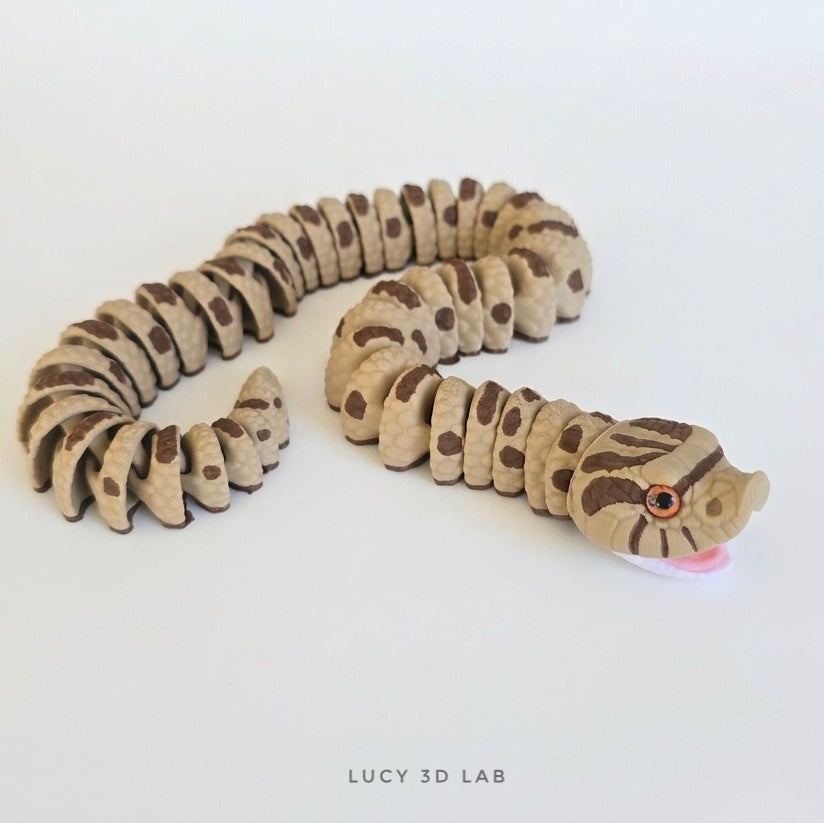 3D Articulated Western Hognose Snake (Heterodon nasicus) – Lucy 3D Lab