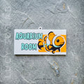 Targhetta Aquarium Room Personalizzabile 3D – Lucy 3D Lab