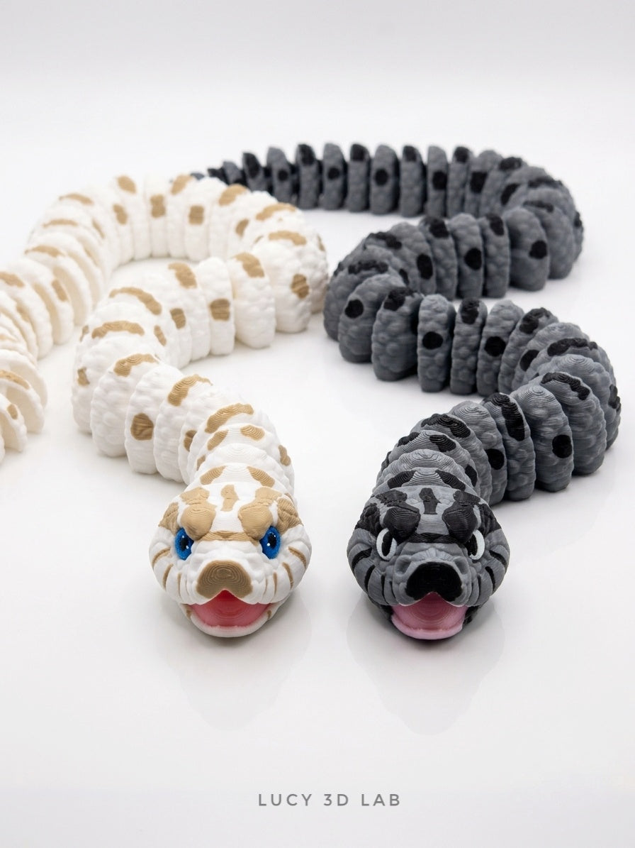 3D Articulated Western Hognose Snake (Heterodon nasicus) – Lucy 3D Lab