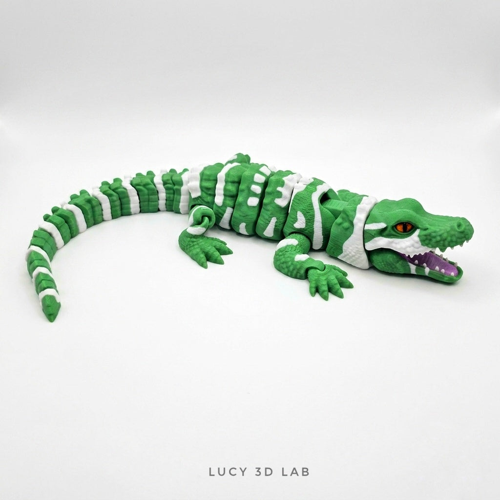 3D Articulated Alligator – Lucy 3D Lab