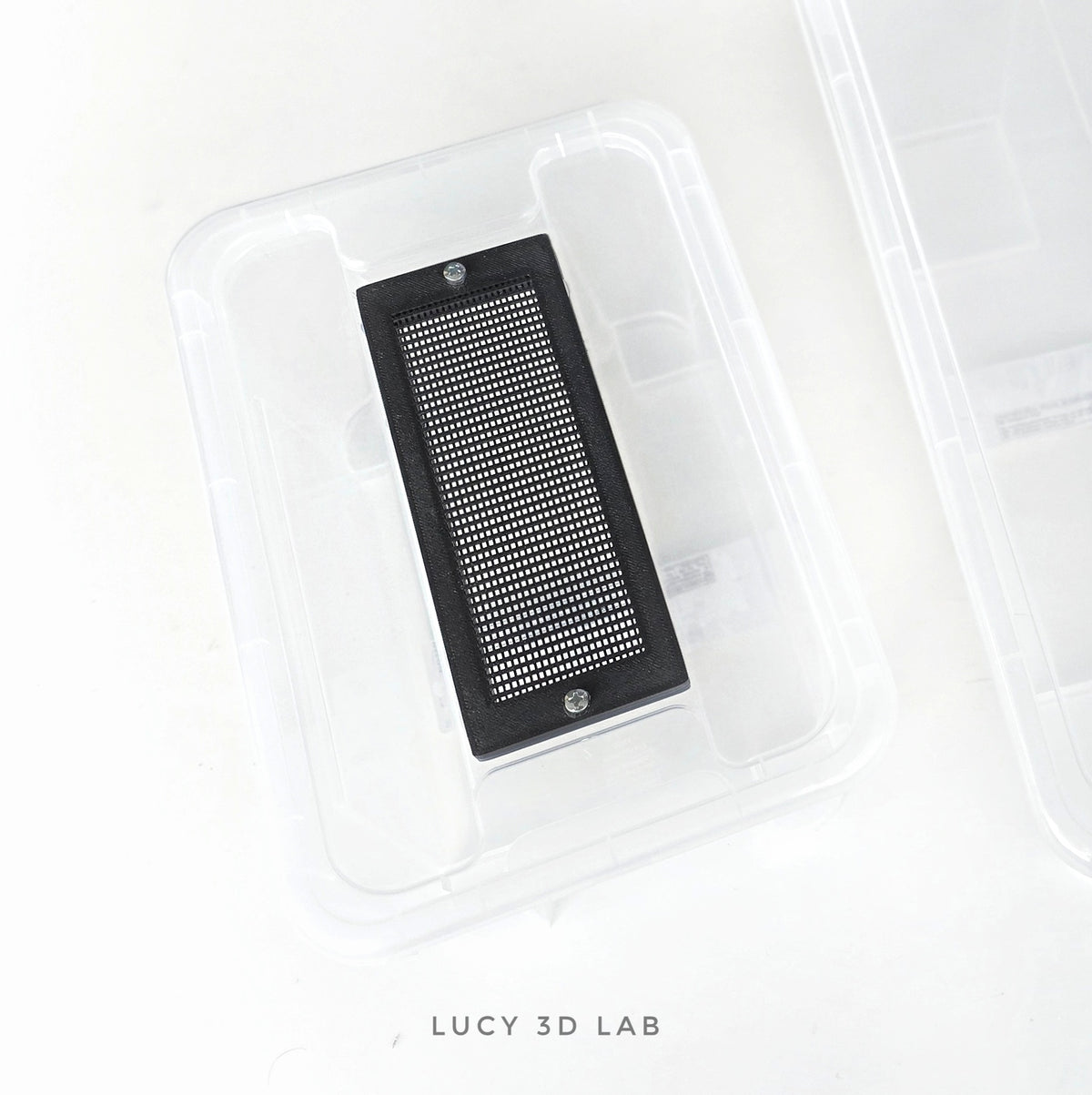 Modified Box 28 × 19 × 14h cm with Rectangular Air Vent (Samla 5 L base) – Lucy 3D Lab