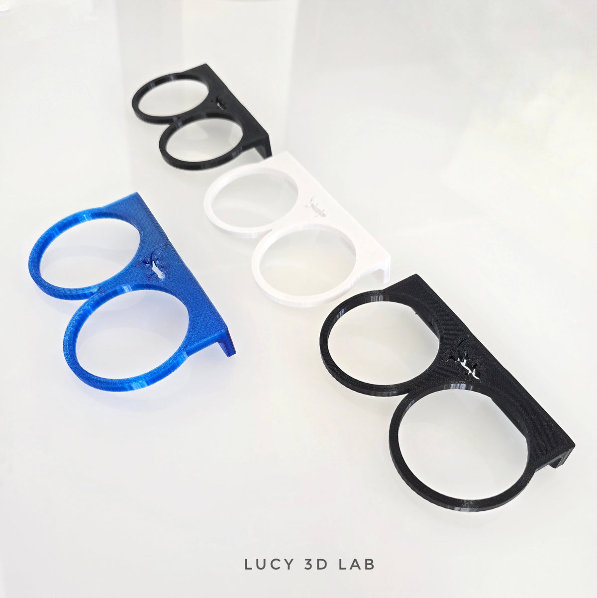 Double Holder for 2 Small Cups 5.5x5.2 cm for Fruttamix and Water - Lucy 3D Lab